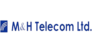 M & H telecom logo